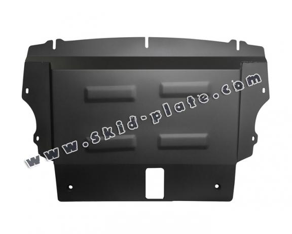 Steel skid plate for the protection of the engine and the gearbox for Opel Frontera
