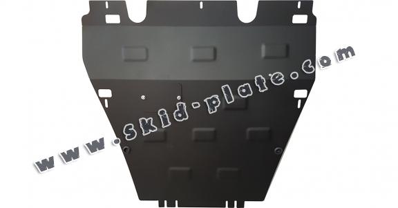 Steel skid plate for the protection of the engine and the gearbox for Renault Clio 3