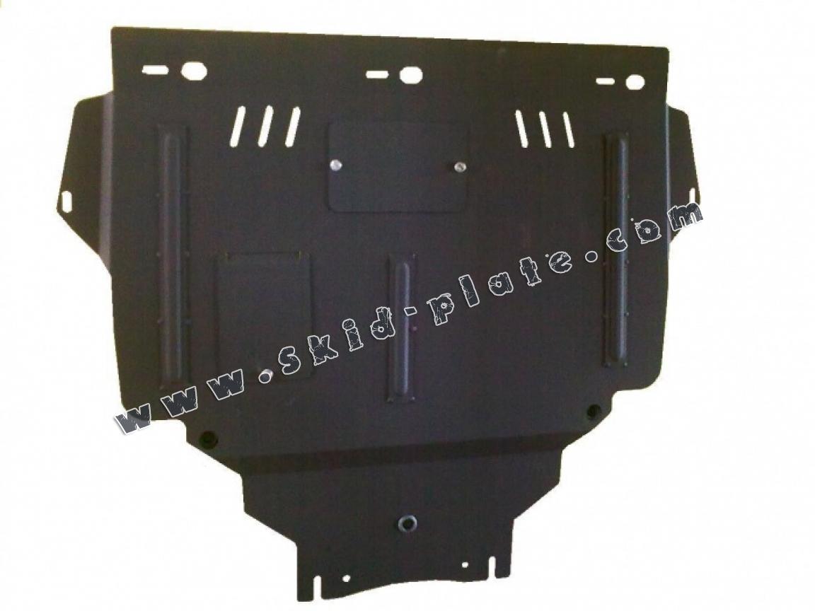 Steel skid plate for Volvo S40