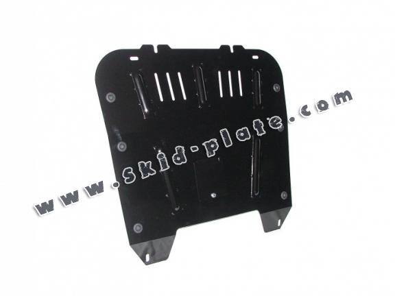 Steel skid plate for the protection of the engine and the gearbox for Saab 9-3