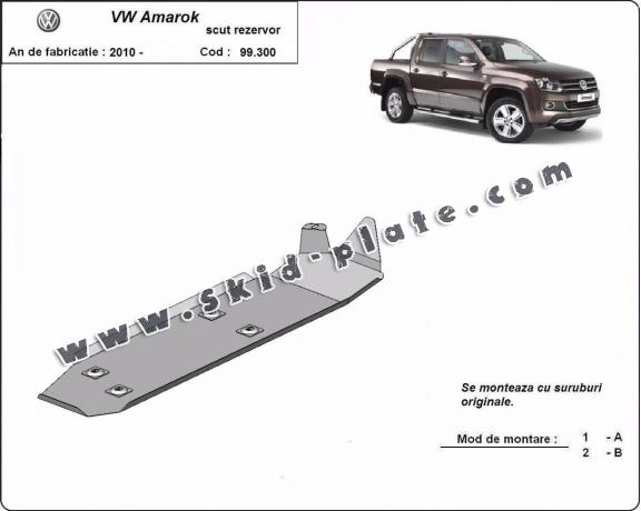 Steel fuel tank skid plate  for Volkswagen Amarok