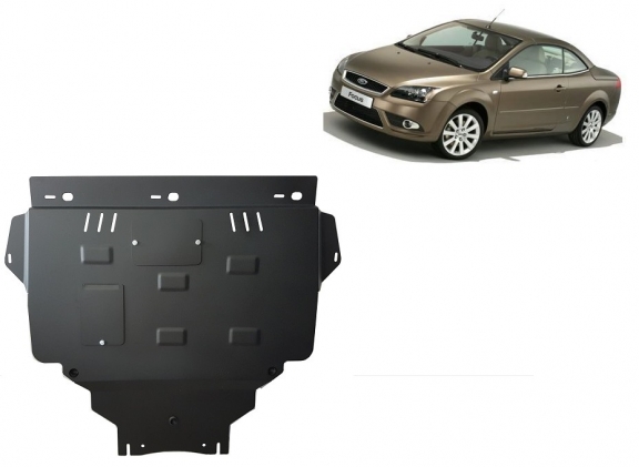 Steel skid plate for Ford Focus 2