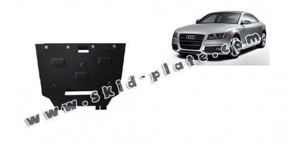 Steel gearbox skid plate for Audi A5