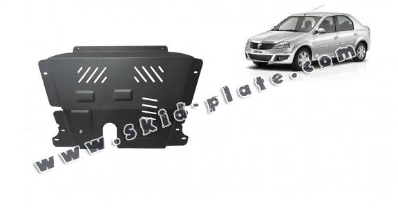 Steel skid plate for Dacia Logan 1