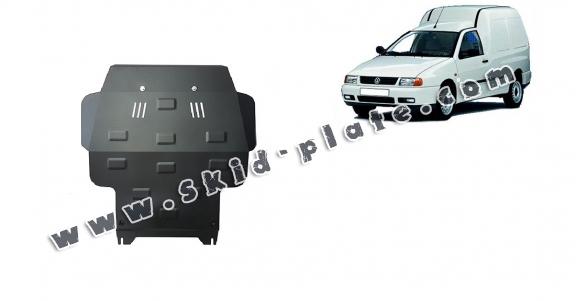 Steel skid plate for Volkswagen Caddy