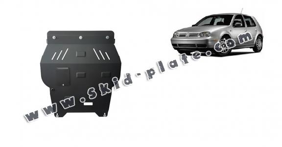 Steel skid plate for golf mk4