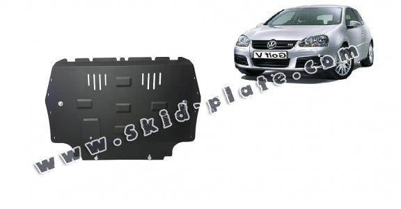 Steel skid plate for Vw golf mk5