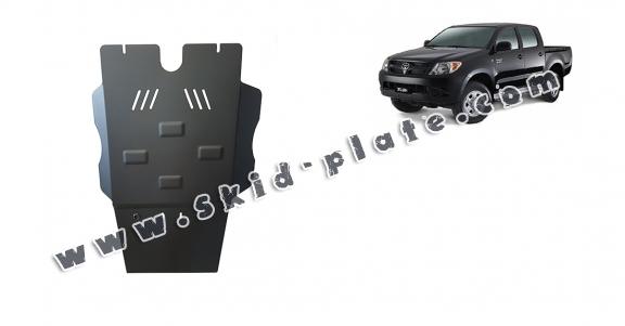 Steel differential skid plate for Toyota Hilux