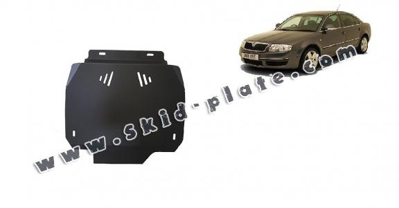 Steel automatic gearbox skid plate forSkoda Superb