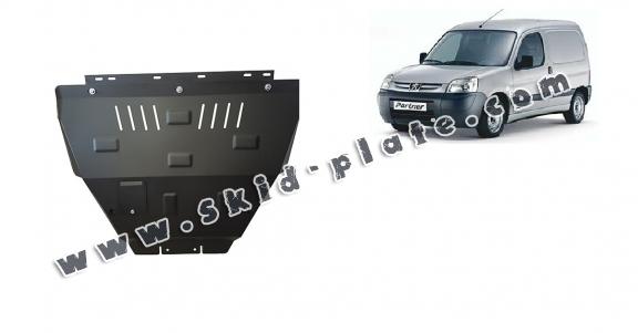Steel skid plate for Peugeot Partner