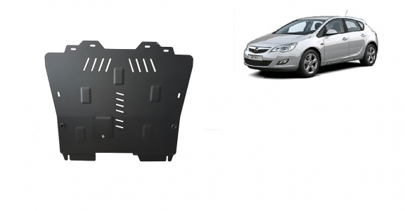 Steel skid plate for Opel Astra I