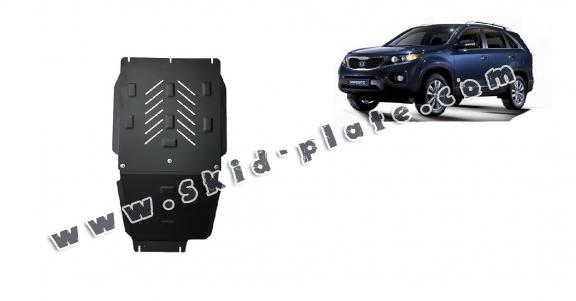 Steel gearbox and differential skid plate for  Kia Sorento