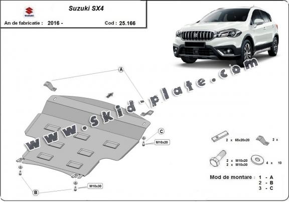 Steel skid plate for Suzuki SX4