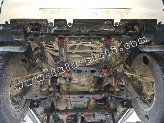 Steel radiator skid plate for Toyota Hilux Revo