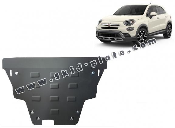 Steel skid plate for Fiat 500x