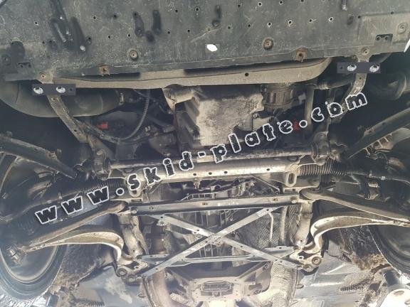 Steel gearbox skid plate for Audi A4 4 B8