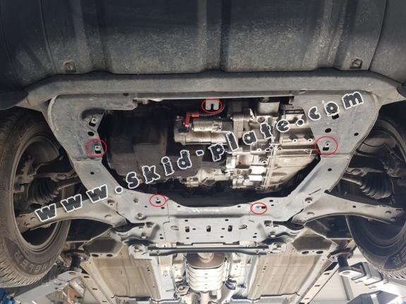 Steel skid plate for Range Rover Evoque