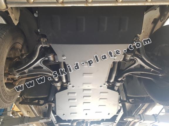 Steel gearbox skid plate for Mercedes ML W163