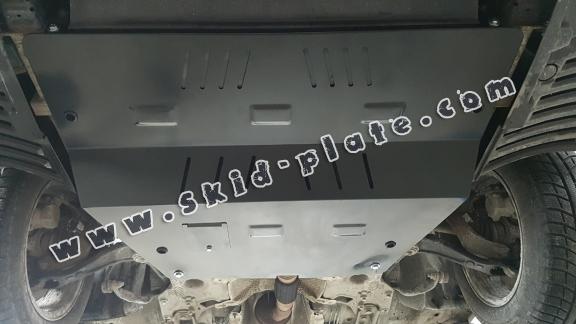 Steel skid plate for Peugeot 407