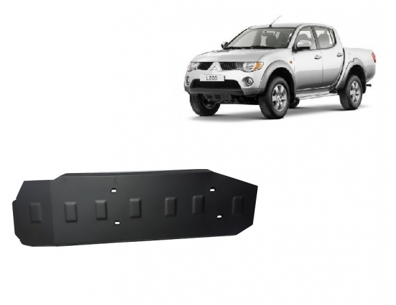 Steel fuel tank skid plate  for Mitsubishi L 200
