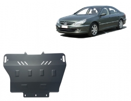 Steel skid plate for Peugeot 607