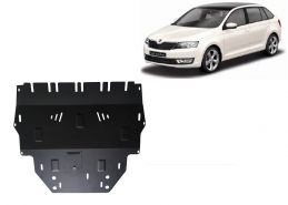 Steel skid plate for Skoda Spaceback