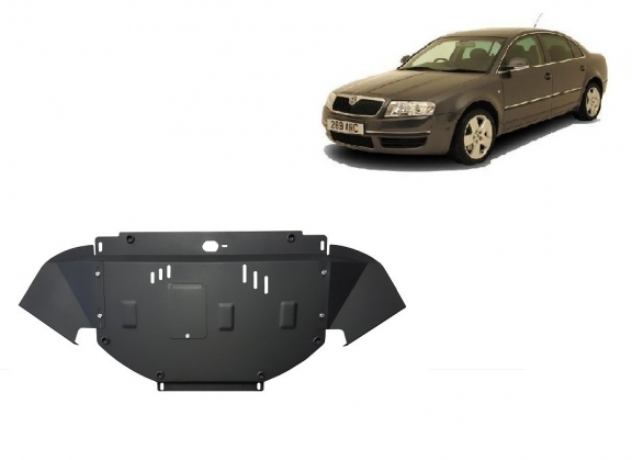 Steel skid plate for Skoda Superb - 2.5 Tdi, V6