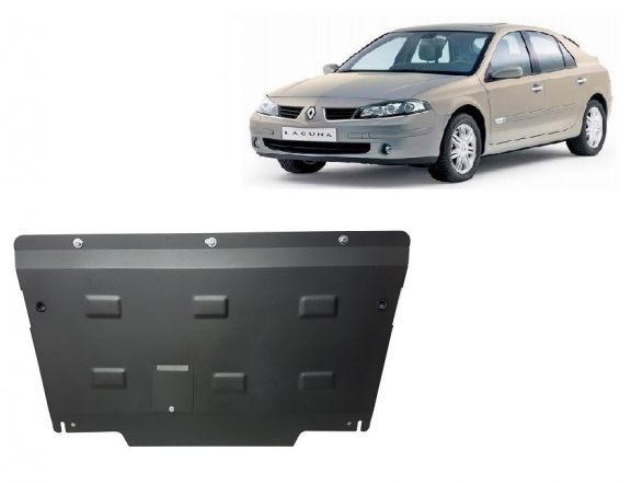 Steel skid plate for Renault Laguna 2