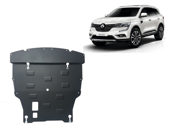 Steel skid plate for Renault Koleos