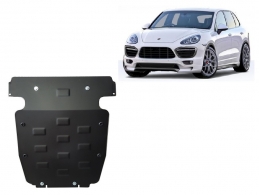 Steel skid plate for Porsche Cayenne