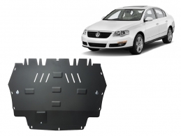 Steel skid plate for VW Passat B6