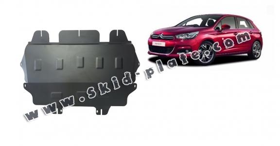 Steel skid plate for Citroen C4