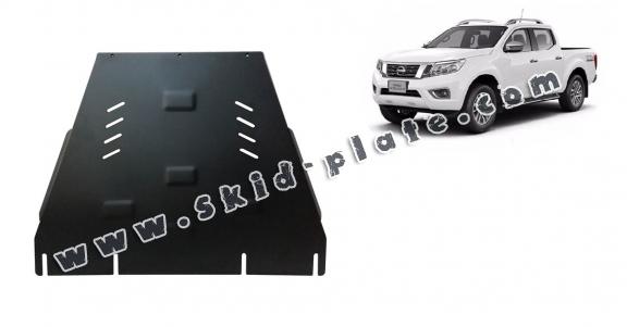 Steel gearbox skid plate for Nissan Navara NP300