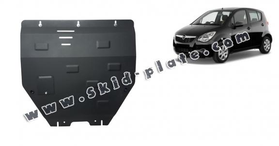 Steel skid plate for Opel Agila (H08)