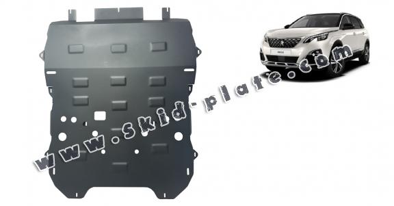 Steel skid plate for the protection of the engine and the gearbox for Peugeot 5008