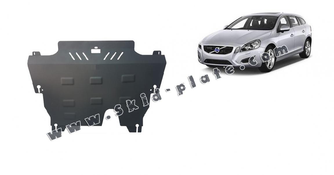 Steel skid plate for Volvo V60