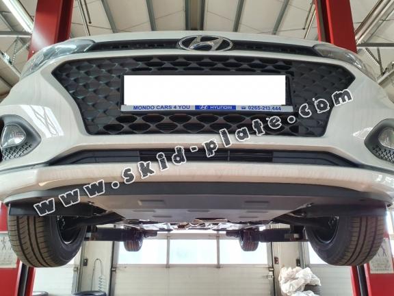 Steel skid plate for Hyundai i20