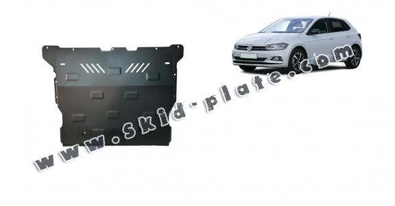 Steel skid plate for VW Polo