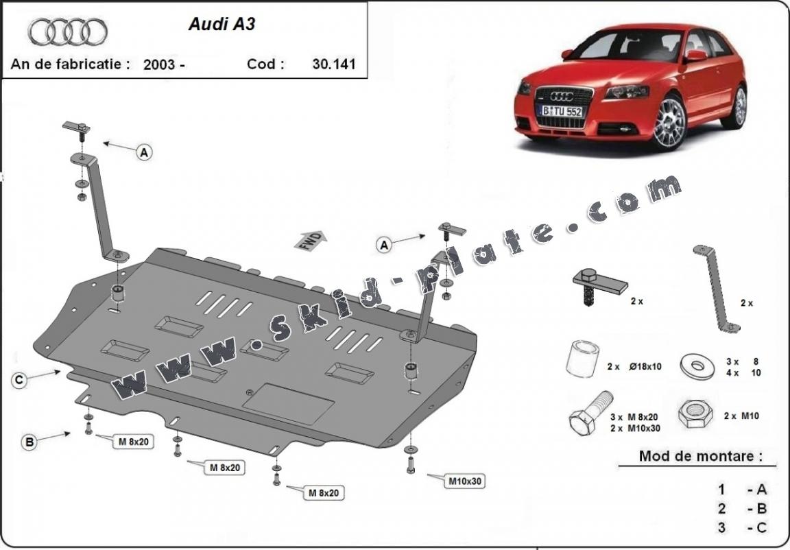 Leon Skoda Superb 10 YOU.S Unterbodenschutz Clip für Seat Exeo Toledo II