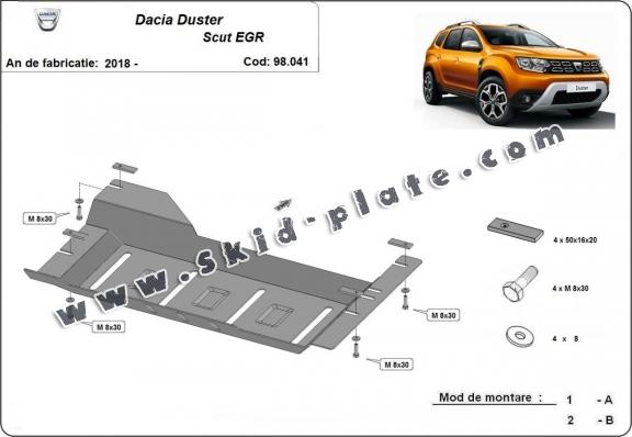 Steel EGR, system STOP&GO guard  for Dacia Duster