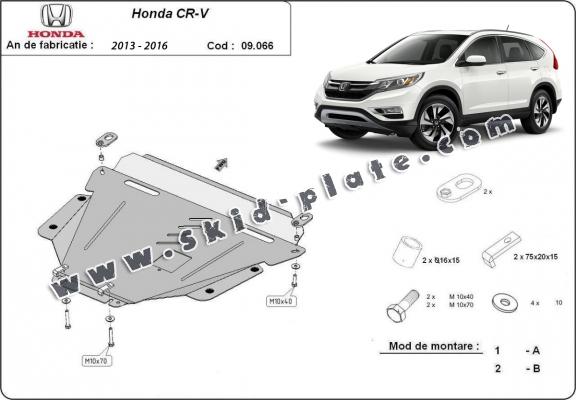 Steel skid plate for Honda CR-V
