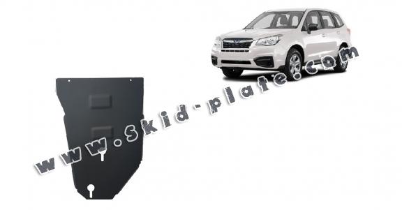 Steel gearbox skid plate for Subaru Forester 4