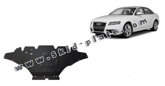 Steel skid plate for Audi A4 B8 All Road, diesel