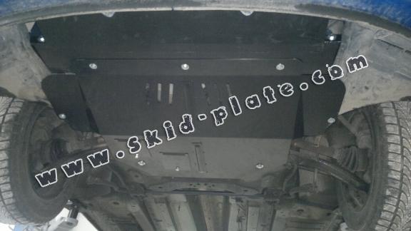 Steel skid plate for Peugeot 307