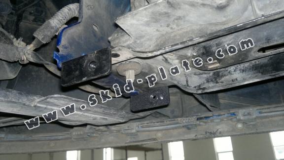 Steel skid plate for Peugeot 307