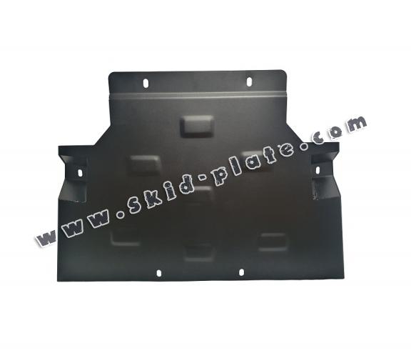 Steel gearbox skid plate for SsangYong Rexton