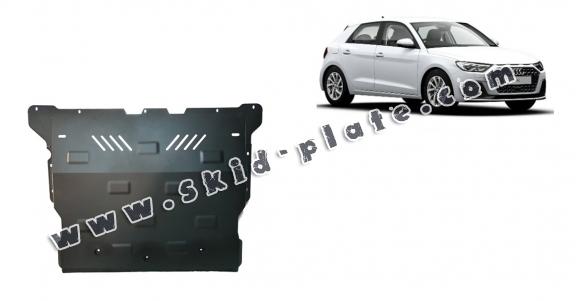 Steel skid plate for Audi A1