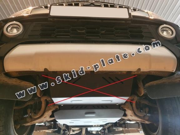 Steel skid plate for Mitsubishi L200