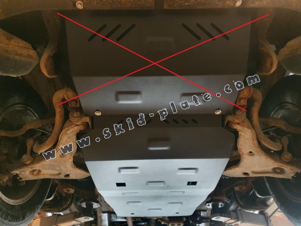 Steel skid plate for Mitsubishi L200 2015