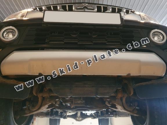Steel radiator skid plate for Mitsubishi L200